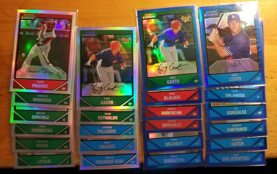 2007 Bowman Chrome Refractors Prospects w/Blue/150 Fill Your Set Pick choice - Image 1 of 1