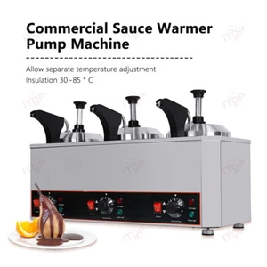 Sauce Warmer Pump Machine for Commercial 2/4/6L Chocolate Cheese Heating Machine - Imagen 1 de 21