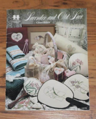 Vanessa Ann Cross Stitch Lavender and Old Lace Pattern Booklet 1981 - Image 1 of 2