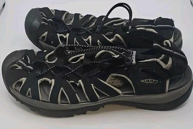 Zapatos de senderismo Keen Whisper 5124 BKGA para mujer talla 7 negros rafting deportes al aire libre #45 Foto 1 de 4
