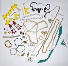 Lot Of Costume Jewelry, Beads, plastic, plated, etc.. Free shipping in U.S.