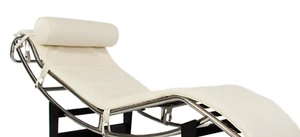 matelas pour chaise longue Bauhaus cuir creme - Bild 1 von 1