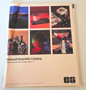 ES Edmund Scientific Catalog 1980 Spring/Summer Catalog, 4,000+ Items - HAS WEAR - Picture 1 of 5