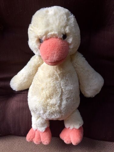 Jellycat London Bashful Duckling Duck Yellow Easter Plush Soft & Cuddly 12”