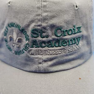 St. Croix Academy Hat Cap Men's Strap Back Adjustable Montessori - Picture 1 of 11
