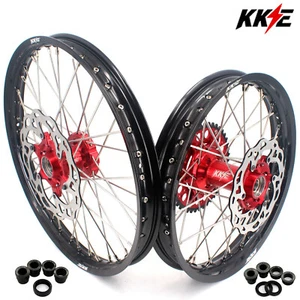 KKE 21/18 CNC Dirt Bike Wheels for 2021-2023 GAS GAS EC 250 300 350F MC 125 250 - Picture 1 of 12
