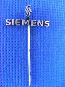 SIEMENS Logo Handy Elektronik Werbung - Vintage Pin Anstecker - Bild 1 von 10
