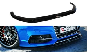 Front Diffuser Diffusor Maxton Design Gloss Black For Audi S3 8V Sedan / Cabrio - Picture 1 of 5