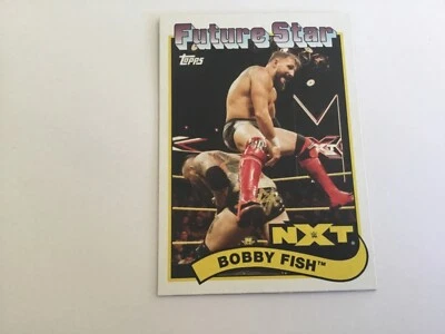 WWE Topps 2018 Heritage Bobby Fish #96 NM Wrestling Trading Card NXT Rookie - Image 1 of 2