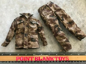 CONJUNTO BANDERA Uniforme CHINO PLA DESERT WOLF FS73025 1/6 FIGURA DE ACCIÓN JUGUETE presa - Imagen 1 de 5