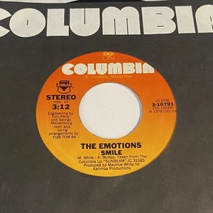 The Emotions: Smile / Changes 45 - Columbia - Soul Funk - Picture 1 of 2