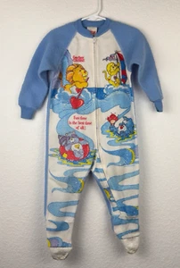 Rare Vintage Toddlers Care Bear Cousins One Piece Footed Pajamas USA Size 3T - Imagen 1 de 12