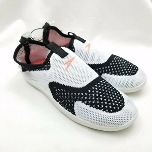 Speedo Junior Girls Surf Strider Water Shoes Black White Size Small 11-12 NEW - Picture 1 of 8