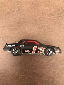 Hot Wheels 1988 Chevrolet Stocker Monte Carlo- Black #1 -5 Spoke Malaysia - Nice - Picture 1 of 8
