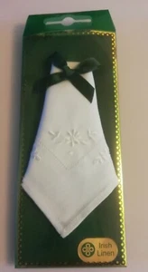 Ladies Irish Linen Handkerchief With Floral Design. Ireland - Picture 1 of 2