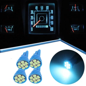 Gauge Cluster T10 LED Dashboard Bulbs Ice Blue For Oldsmobile 73 77 Cutlass 442 - Foto 1 di 10
