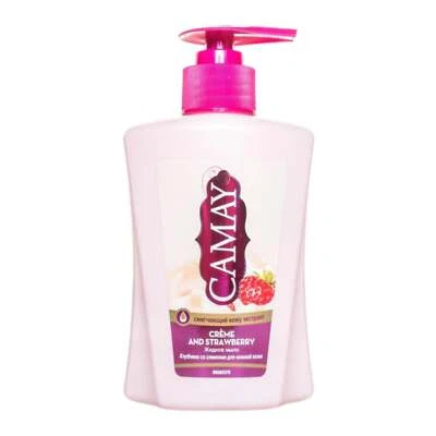 Camay Creme & Strawberry Liquid Soap, 225 ml - Image 1 of 2