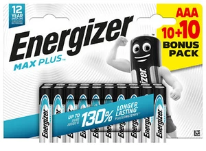 Energizer Maxplus Micro (AAA) 10 + 10 Bonuspack - 20er Blister - Bild 1 von 7