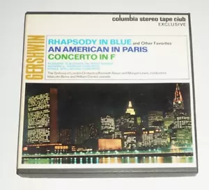 REEL to REEL TAPE / GERSHWIN by THE SINFONIA of LONDON ORCHESTRA (1966) COLUMBIA - Foto 1 di 3