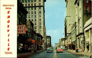 Vintage Postcard Greetings from Knoxville TN ~ The Lost World Movie Marquee Sign - Picture 1 of 3
