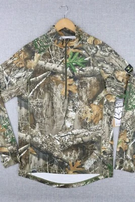 Kings Camo Men's XKG Elevation 1/4 Zip Tee Hunting Odor Control Quick Dry M L XL - Image 1 of 4