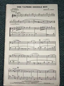 1931 Orchestration Sheet Music Yankee Doodle Boy Vocal Trio Piano - Picture 1 of 13