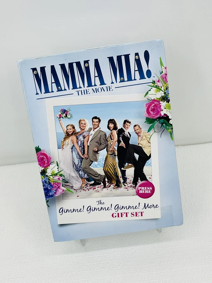 Mamma Mia (Blu Ray, Cd, 2009, 2-Disc Set, WS Gimmie More Gift Set Foto 1 de 4