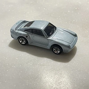 Hot Wheels Porsche 959 Diecast Toy Car 1987 #591 Light Blue - Picture 1 of 10