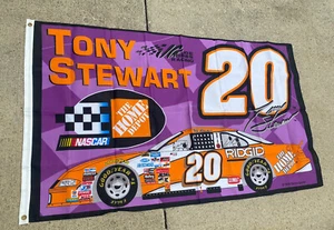 1999 NASCAR Tony Stewart Rookie Year Flag/Banner, Joe Gibbs Racing, Home Depot - Picture 1 of 6