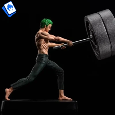 Action Figure One Piece Zoro Roronoa Peso Spada 26cm STATUA DA COLLEZIONE Anime - Immagine 1 di 4