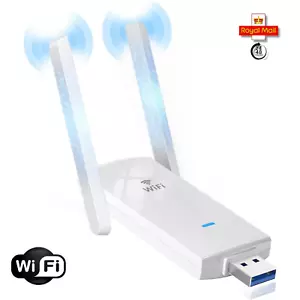 USB WiFi Adapter 1300Mbps Dual Band 2.4G/5G Wireless Dongle USB 3.0 Network - Picture 1 of 7