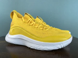Under Armour Curry Flow 8 Yellow Basketball Shoes Men's Size 11.5 3023085-701 - Picture 1 of 11
