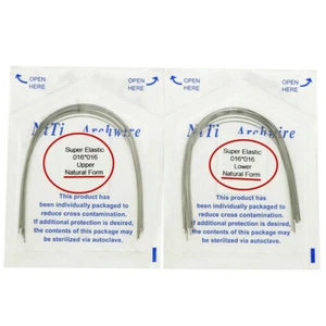 150pcs Dental Orthodontic Super Elastic Niti Arch Wire Round Rectangular Natural - Picture 1 of 22