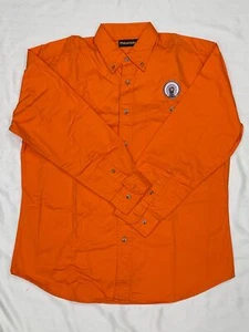 Camiseta Fighting Illini Chief Illiniwek Illinois para hombre Oxford con botones M - Imagen 1 de 3
