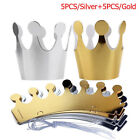 Paper Crown Hats Birthday Party Prince Princess Hat King Crowns  10pcs 
