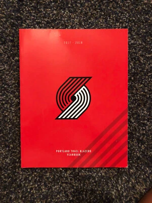 2017-18 Portland Trail Blazers Yearbook New Excellent Condition - Image 1 of 2