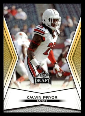Calvin Pryor 2014 Leaf Draft Gold Card #11 Louisville Cardinals - Image 1 of 2