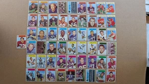 1966 Philadelphia Lot of '55' DIFFERENT FOOTBALL CARDS - Bild 1 von 4