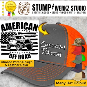 Gorra de béisbol personalizada de camionero Richardson EE. UU. camión todo terreno 4X4 - Imagen 1 de 22
