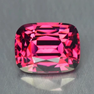 2.19Ct Natural Vivid Pink Umbalite Garnet Cushion Gemstone (Umba River) Tanzania - Picture 1 of 1