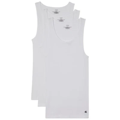 Calvin Klein Men's Cotton Classics 3-Pack Tanks XL - Image 1 of 4