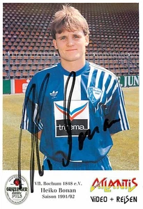 Heiko Bonan VfL Bochum 1848 Autogrammkarte 1991/92 Original Signiert - Bild 1 von 2