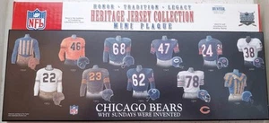 Chicago Bears Jersey Collection Plaque - Picture 1 of 1