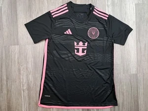 Adidas Lionel Messi Inter Miami CF Jersey Black Pink Women's Size L Large NEW - Picture 1 of 11