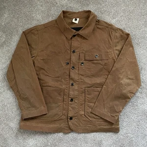 NWOT Apolis Waxed Cotton Tan Brown USMC Jacket L? (Missing the interior liner) - Picture 1 of 18