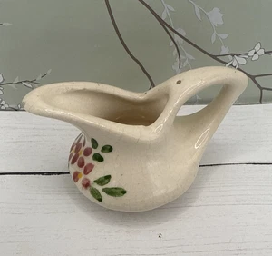 Vintage Floral Creamer Cup 2 Inch Porcelain Miniature Collectible Kitchen Decor - Picture 1 of 12