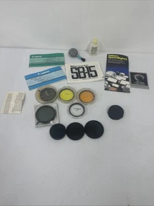 Ricambi Fotocamera Vintage Accessori Canon Nikon Filtri Tappi Manuali Hoya Tiffin - Foto 1 di 18