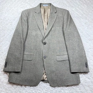 Lauren Ralph Lauren Mens 42R Wool Herringbone Blazer Sport Coat Jacket Preppy - Picture 1 of 12