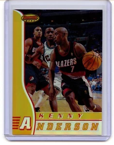 KENNY ANDERSON 1996 BOWMANS BEST NBA BASKETBALL REFRACTOR CARD #49 BLAZERS NICE! - Picture 1 of 2