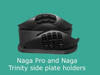 Razer Naga Pro, Naga v2 pro, Naga Trinity side plate holders side panel holders - Image 1 of 4
